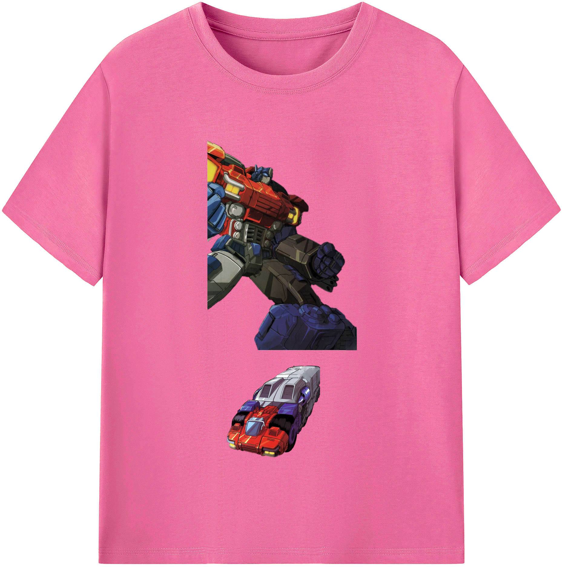 （画像用）  レディースカジュアルプリントTシャツ（綿100％）